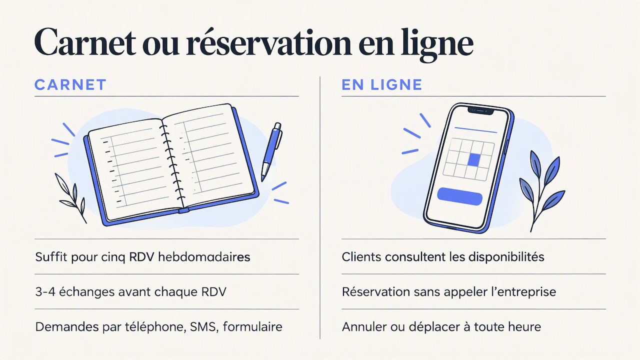 Pourquoi la gestion des rendez-vous devient vite un problème — overview diagram